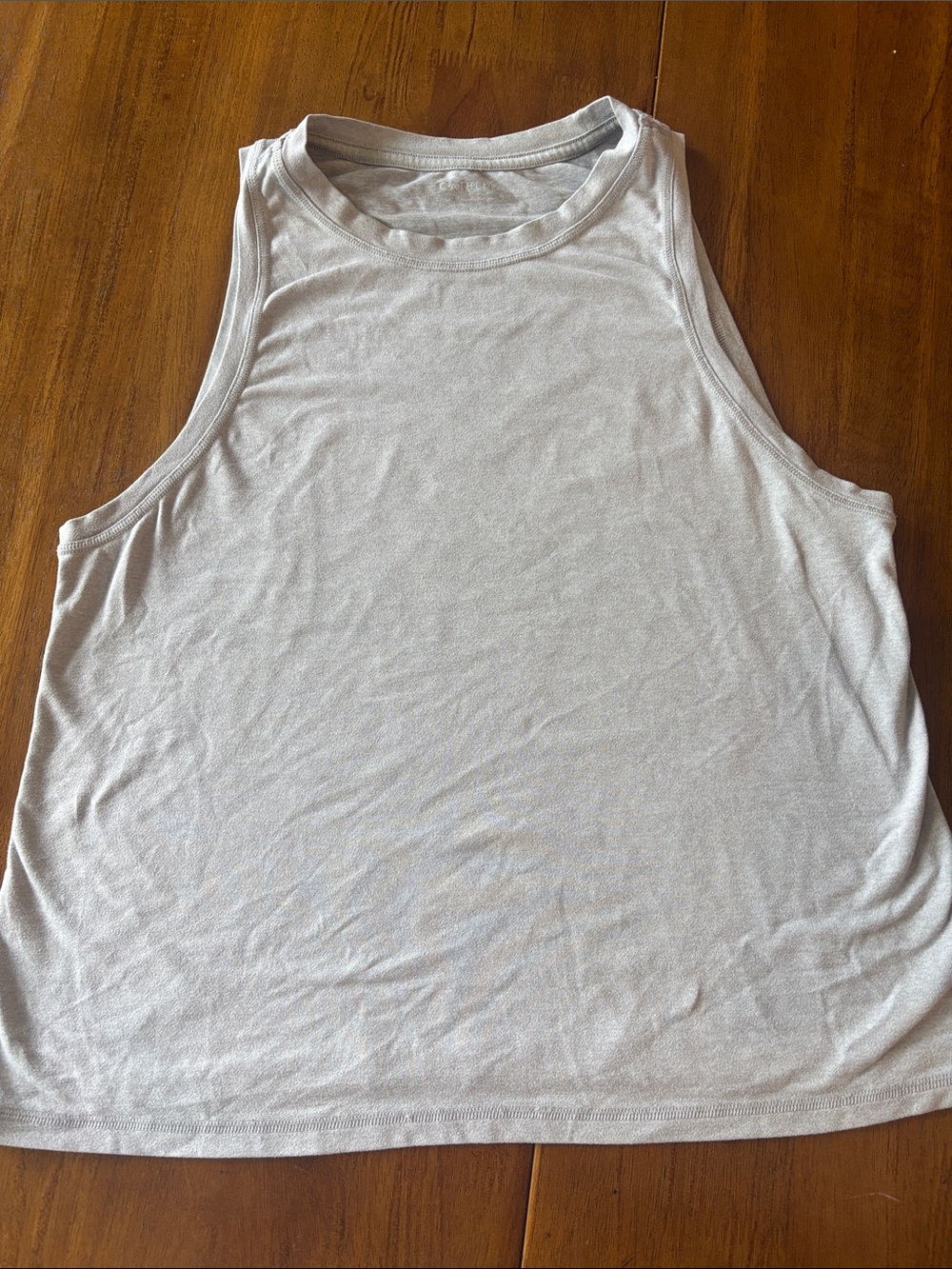 Athleta Light Gray Crewneck Tank Top
